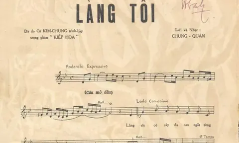 [Hợp âm] Lời bài hát: Làng tôi – Nhiều ca sĩ đã thể hiện