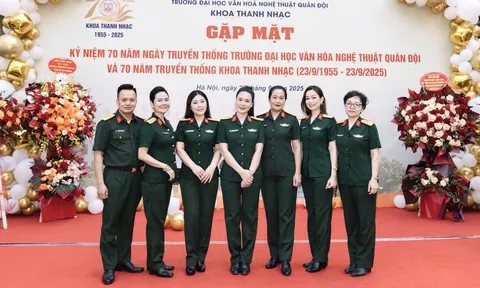 Khoa Thanh nhạc Trường Đại học Văn hóa Nghệ thuật Quân đội: 70 năm xây dựng và trưởng thành (1955 - 2025)