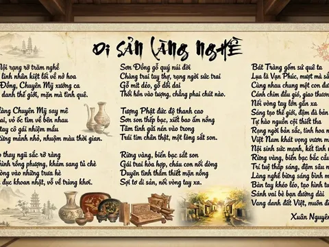 Di sản làng nghề: Khát vọng vươn mình từ nguồn cội tinh hoa