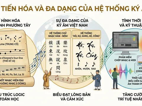 Hệ thống ký tự âm nhạc và ngôn ngữ ghi chép âm thanh (Bài 3)